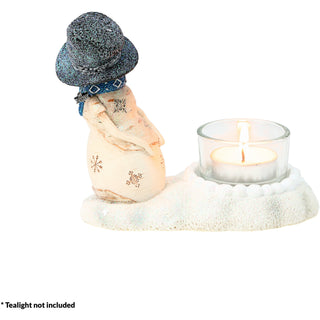 Cold Outside 4.5" Snowman with Tealight Holder