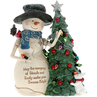 Friends and Family 5" Snowman with Tree