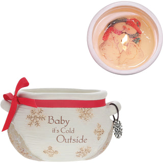 Cold Outside 9 oz - 100% Soy Wax Reveal Candle Scent: Winter Snow