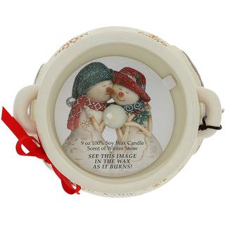 Cold Outside 9 oz - 100% Soy Wax Reveal Candle Scent: Winter Snow