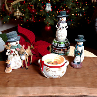 Cold Outside 9 oz - 100% Soy Wax Reveal Candle Scent: Winter Snow