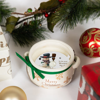 Merry Christmas 9 oz - 100% Soy Wax Reveal Candle
Scent: Winter Snow