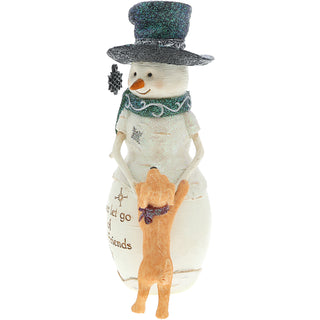 Best Friends 6" Snowman With Puppy