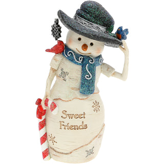 Sweetest Friends 5" Snowman With Birds