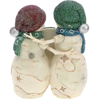 Christmas Friends 4.5" Snowmen Holding a Frame