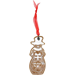 From the Heart 4" Snowman Ornament