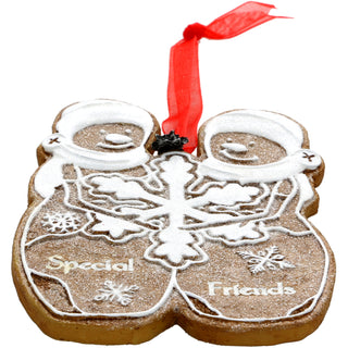 Special Friends 4" Snowcouple Ornament