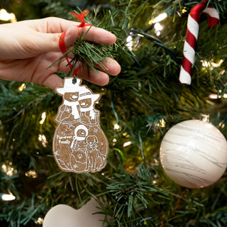 Fur-Ever Family 4" Snowfamily Ornament