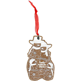Family 4" Snowfamily Ornament