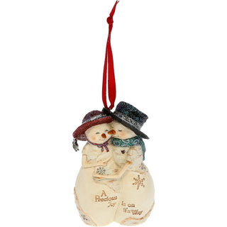 A Precious Joy 4" Snowcouple Ornament