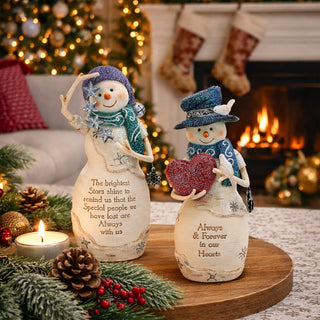 Always 6.5" Snowman with Stars