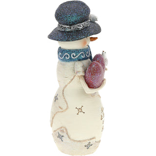 Hearts 6" Snowman with Heart and Doves