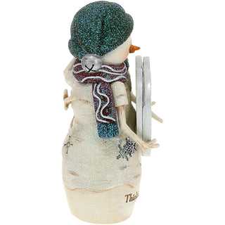 Thinking of You 4.5" Snowmen with Heart Frame