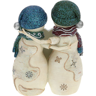 Thinking of You 4.5" Snowmen with Heart Frame