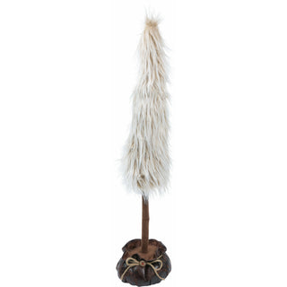 Cream Faux Fur 29" Tree