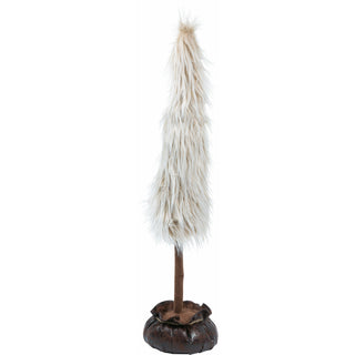 Cream Faux Fur 29" Tree