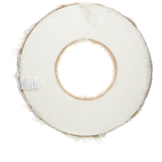 Cream Faux Fur 19" Wreath