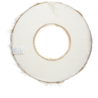 Cream Faux Fur 19" Wreath