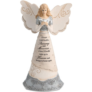 Sympathy 8" Angel Holding Dove