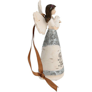 Forever Friends 4.5" Angel with Bunny Ornament