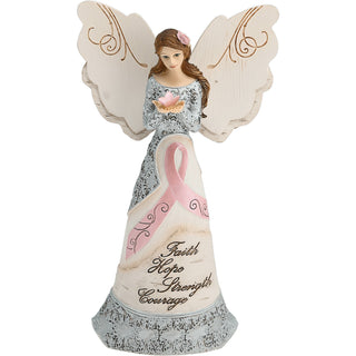 Survivor 6.5" Angel Holding Butterfly