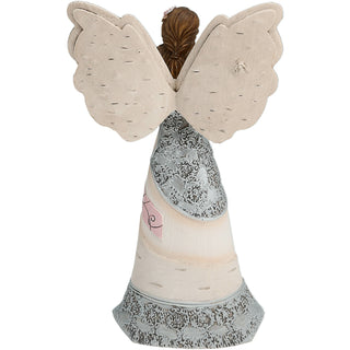 Survivor 6.5" Angel Holding Butterfly