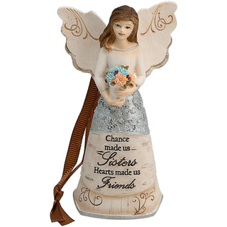 Sister 4.75" Angel Holding Flowers Ornament