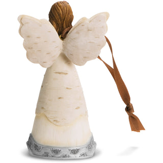 Niece 4.5" Angel Holding Flower Ornament