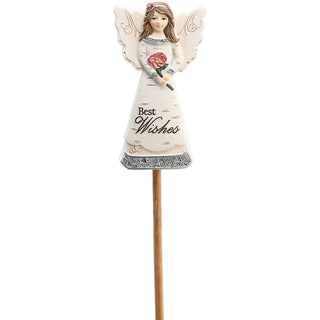 Best Wishes 3" Angel Floral Pick