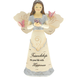 Friendship 5.5" Angel Holding Butterfly