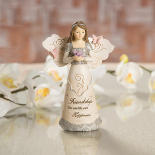 Friendship 5.5" Angel Holding Butterfly