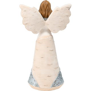 Light 9" Angel Holding Candle