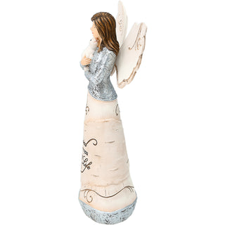 Blessed 7.5" Angel Holding Bunny