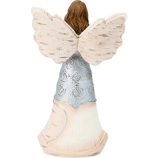 65th Birthday 6" Angel Holding Heart