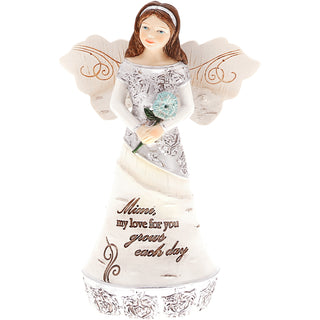 Mimi 5.5" Angel Holding Flower