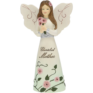 Mother 5" Angel Holding Daisies