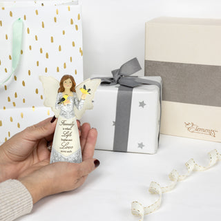 Family 5.5" Angel Figurine with Goldfinches