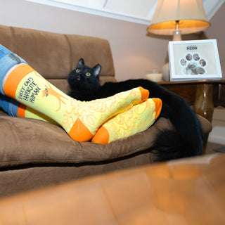 Favorite Human Unisex Crew Socks Size: M/L