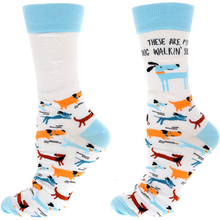 Dog Walkin'  Unisex Crew Socks
Size: M/L