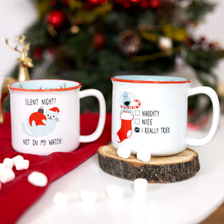 Silent Night 18 oz Mug