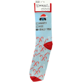 Really Tried Unisex Crew Socks
Size: