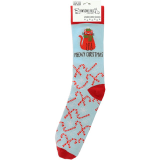 Meowy Christmas Unisex Crew Socks
Size: