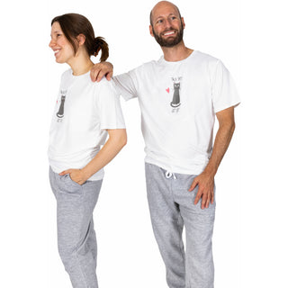 Talk Shit Get Bit Small Unisex White T-Shirt