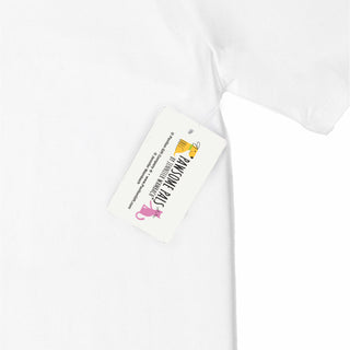 Talk Shit Get Bit Small Unisex White T-Shirt