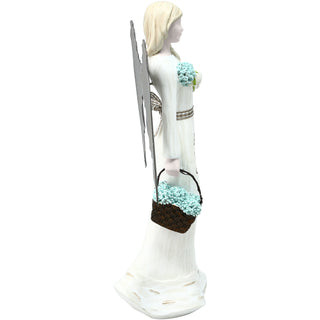 Mom 7.5" Angel with Basket of Flowers