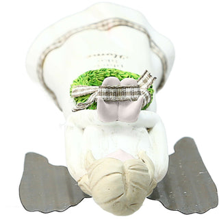 Home 6" Angel Holding Wreath