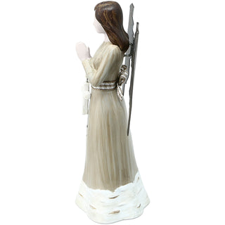 Bless You 4.5" Angel Holding Cross Ornament