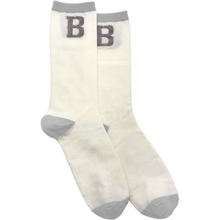 B 12 oz Mug and Sock Set