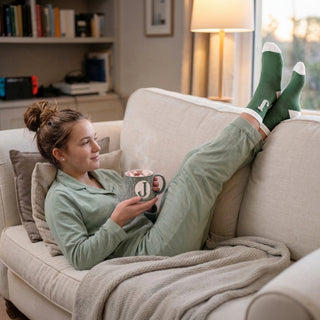 J 12 oz Mug and Sock Set