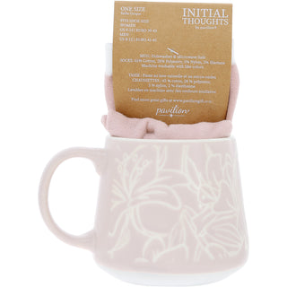 M 12 oz Mug and Sock Set